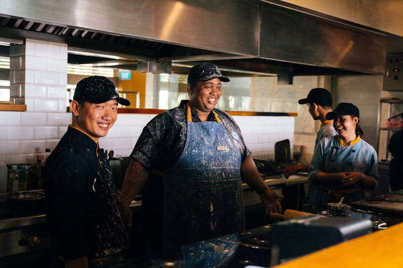 Pizza Ranch team working together in kitchen